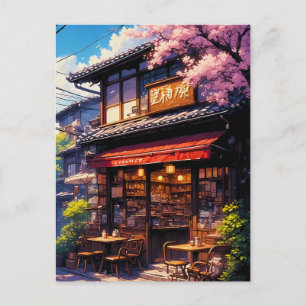 Sakura Kissa  - Cherry Blossom Café Postcard