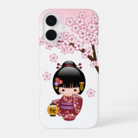 Sakura Kokeshi Doll - Cute Japanese Geisha Girl
