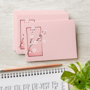 Sakura - light pink envelope