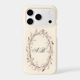 Sakura Name Frame iPhone Case | Add Your Name