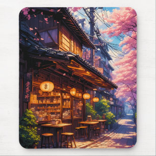 Sakura no Machikado - Cherry Blossom Street Mouse Pad