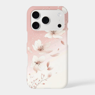 Sakura Ombre Wash iPhone Case Dusty Pink Cherry