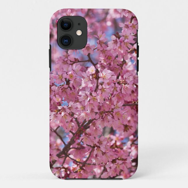 Sakura Pink Cherry Blossom Sky Case-Mate iPhone Case (Back)