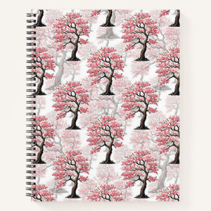 Sakura Pink Cherry Blossom Tree Design  Notebook