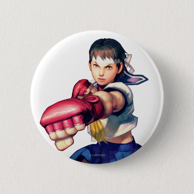 Sakura Punching 2 Inch Round Button (Front)
