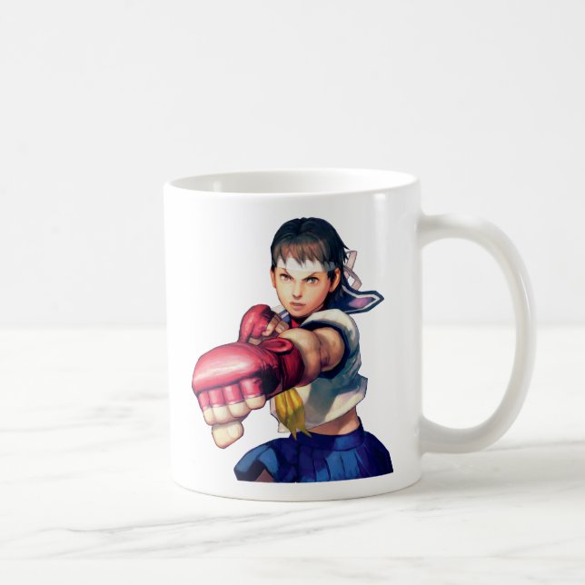 Sakura Punching Coffee Mug (Right)