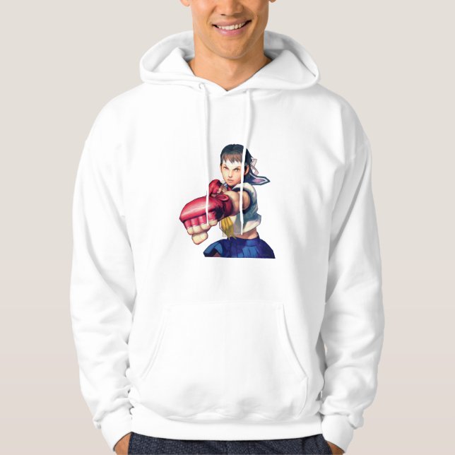 Sakura Punching Hoodie (Front)