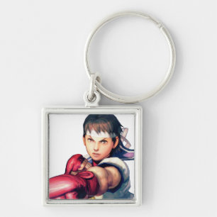 Sakura Punching Keychain