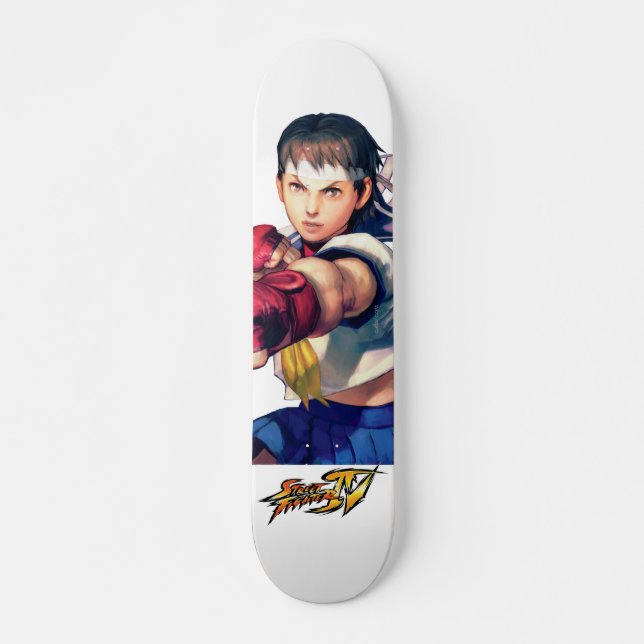 Sakura Punching Skateboard (Front)