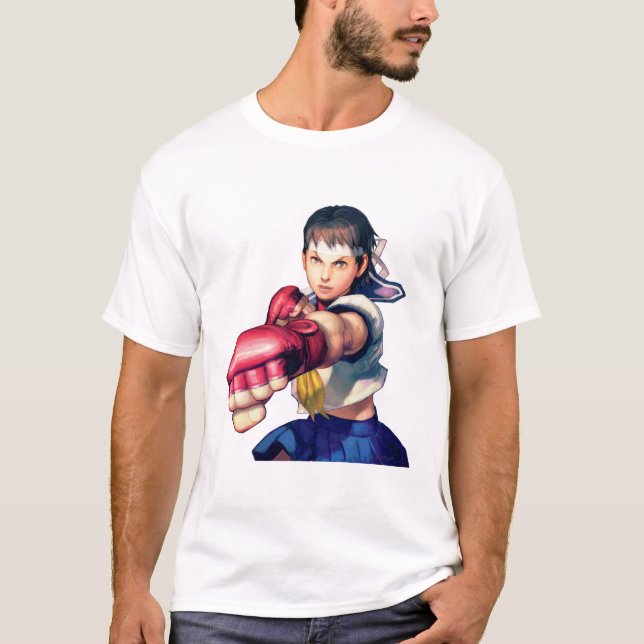 Sakura Punching T-Shirt (Front)