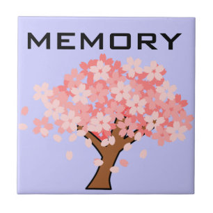 Sakura: Remembering loved ones memorial memory Tile