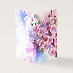 Sakura rose sur la peinture Arrière - plan