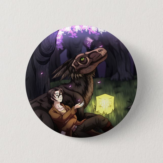 Sakura Season 2 Inch Round Button (Front)