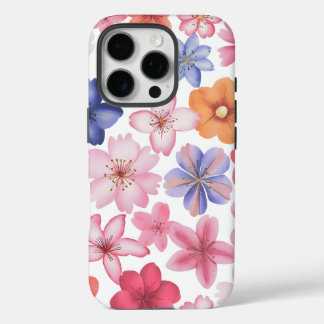 Sakura Serenity: Watercolor Cherry Blossoms iPhone 16 Pro Case