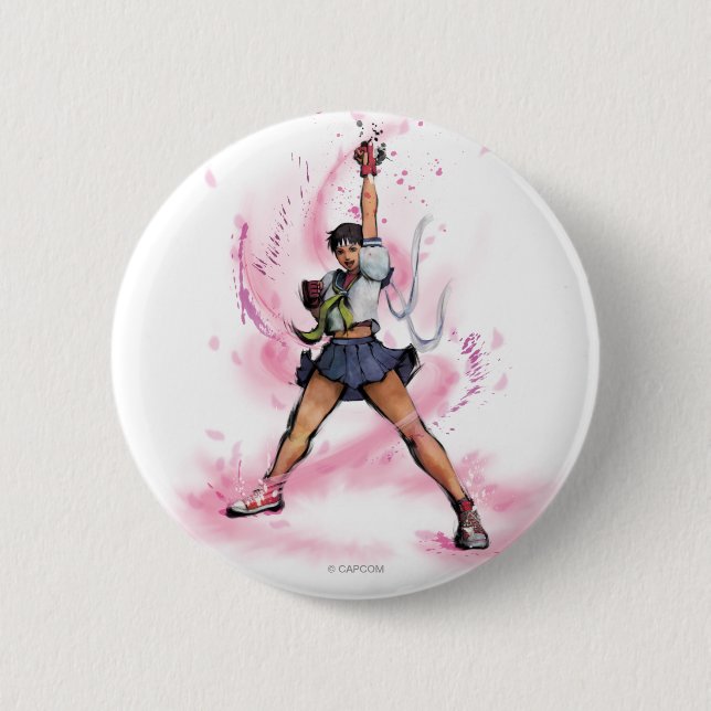 Sakura Shouoken 2 Inch Round Button (Front)