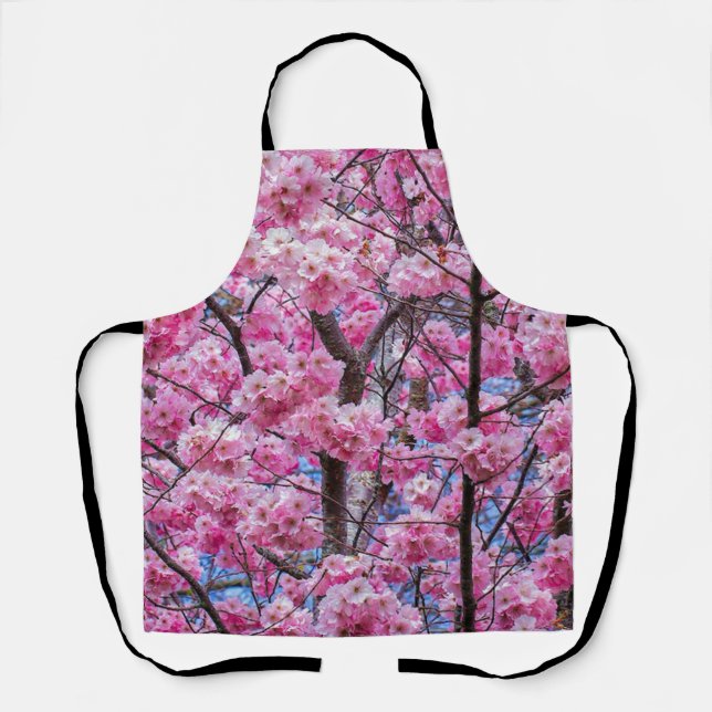 Sakura Stylish Protection for Culinary Bliss Apron (Front)