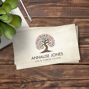 Sakura Tree - Colourful Foliage Business Card
