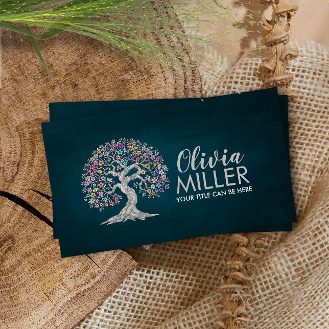 Sakura Tree - Colourful Foliage Business Card (Creator Uploaded)