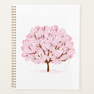 Sakura Tree in Full Bloom – Elegant Spring Design" Planner