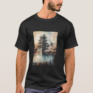 Sakura Tree Japanese Castle Cherry Blossom Japan A T-Shirt