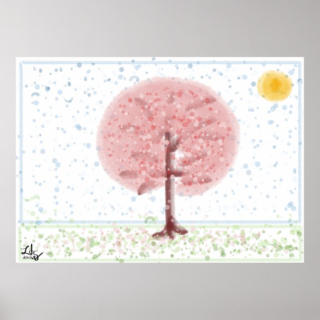 Sakura Tree Poster (Front)