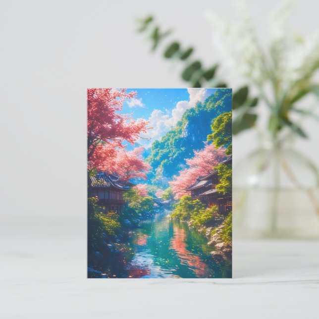 Sakura Utsuru Seiryū  Postcard (Standing Front)