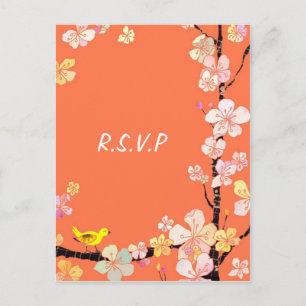 Sakura: Wedding RSVP Postcards