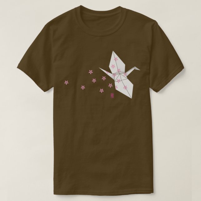 SakuraCrane T-Shirt (Design Front)