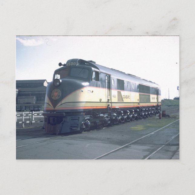 SAL RR Baldwin "Centipede" Postcard (Front)