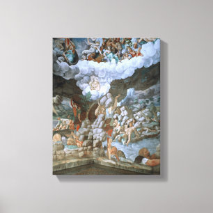 Sala dei Giganti (fresco) (see also 78482-88) Canvas Print