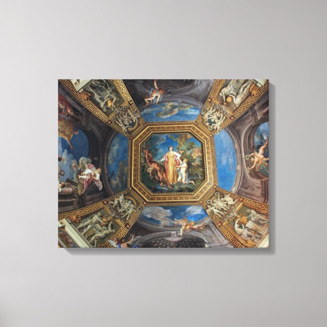 Sala delle Muse Vatican Museum Canvas Print (Front)