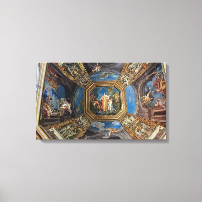 Sala delle Muse Vatican Museum Canvas Print (Front)