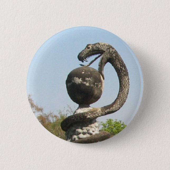 Sala Keo Kou, Nong Khai, Thailand 2 Inch Round Button (Front)