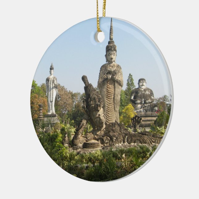 Sala Keo Kou, Nong Khai, Thailand Ceramic Ornament (Left)