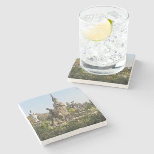Sala Keo Kou, Nong Khai, Thailand Stone Coaster