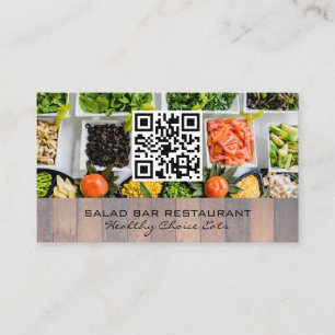 Salad Bar   Culinary   QR Code Business Card