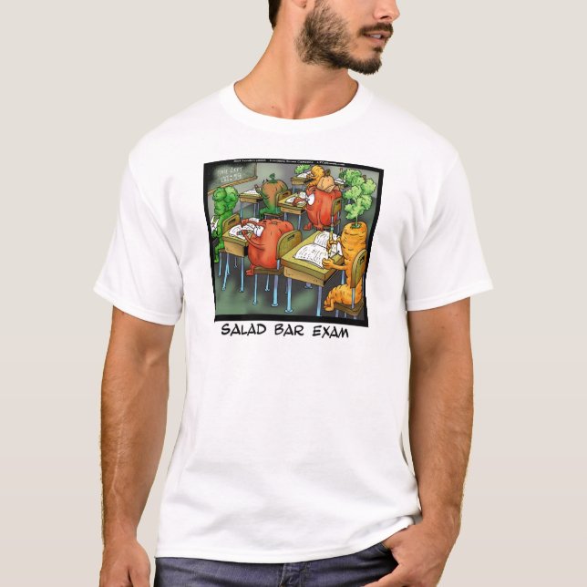 Salad Bar Exam Funny T-Shirt (Front)