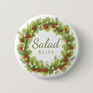 Salad Bliss 2 Inch Round Button