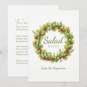Salad Bliss Invitation