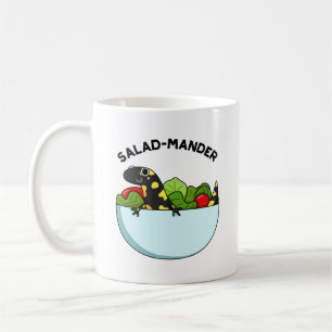 Salad-mander Funny Salamander Animal Pun Coffee Mug