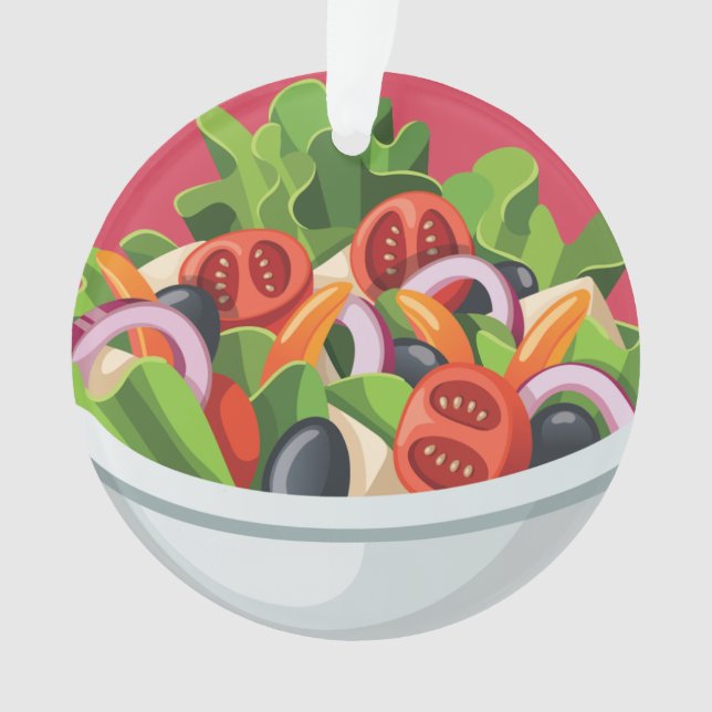 Salad - Mom / Restaurant Ornament - SRF (Front)