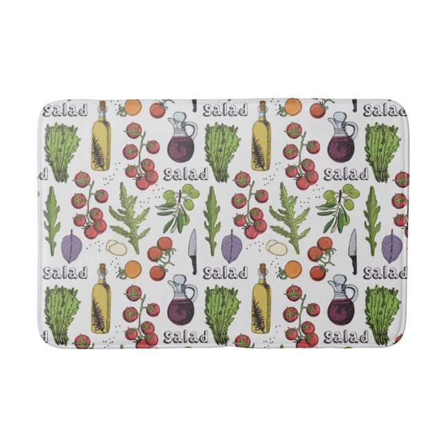 Salad Pattern bath mats (Front)