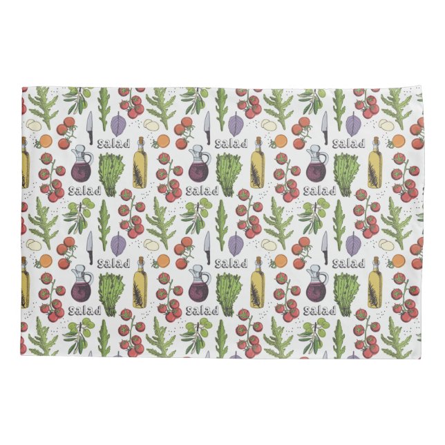 Salad Pattern pillowcases (Back)