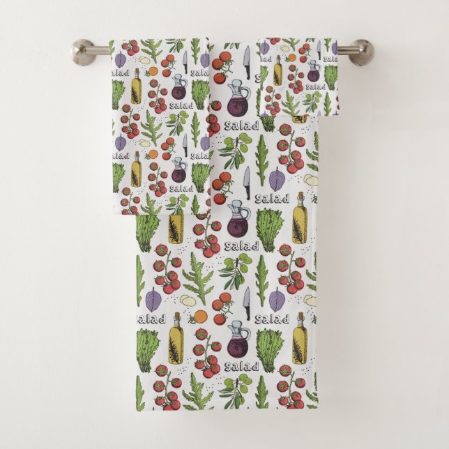 Salad Pattern towel set (Insitu)