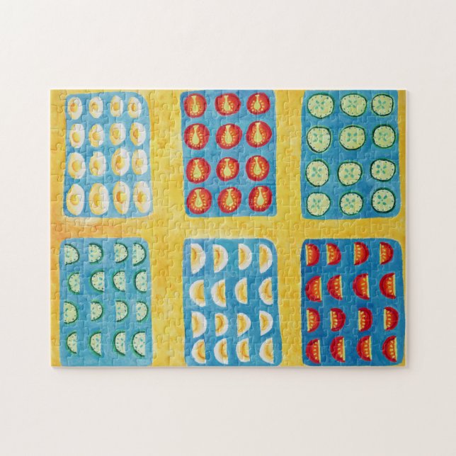 Salad Preparation Painting Jigsaw Puzzle (Horizontal)