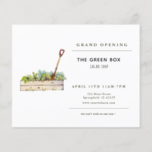 Salad Restaurant Grand opening  Flyer