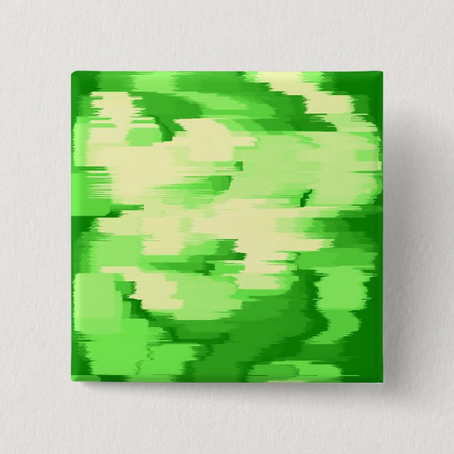 "Salad Spinner" Geometric Art 2 Inch Square Button (Front)