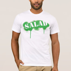 Salad Tagged (fitted t) - Green/White T-Shirt