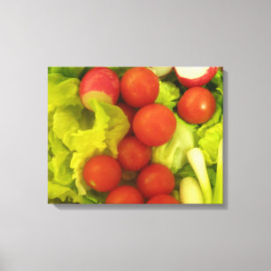 Salad Vegetables Canvas Print