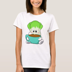 Salad with Cup of Coffee T-Shirt